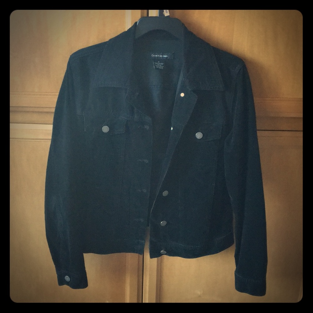 Calvin Klein Black corduroy jacket